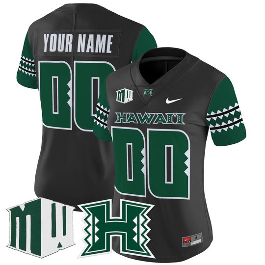 Hawai'i Rainbow Warriors 2025 Vapor Limited Custom Jersey - All Stitched