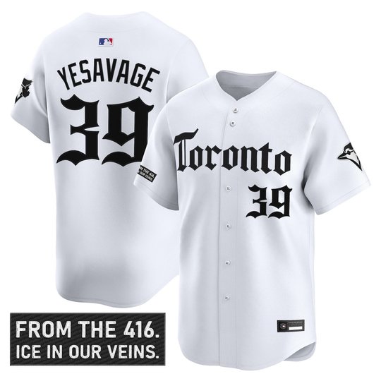 Men's Toronto Blue Jays 'Gothic North Edition' Vapor Premier Limited Jersey - All Stitched