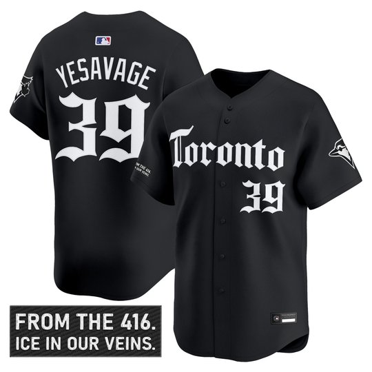 Men's Toronto Blue Jays 'Gothic North Edition' Vapor Premier Limited Jersey - All Stitched