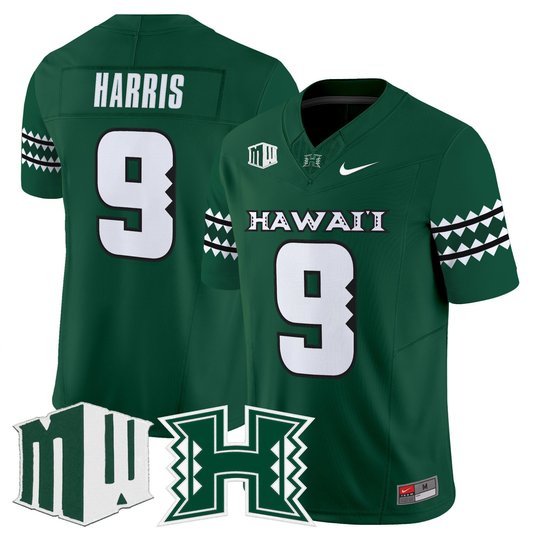 Men's Hawai'i Rainbow Warriors 2025 Vapor Limited Jersey - All Stitched