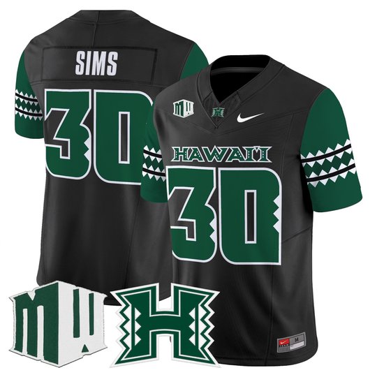 Men's Hawai'i Rainbow Warriors 2025 Vapor Limited Jersey - All Stitched