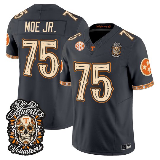 Men's Tennessee Volunteers Día de los Muertos Vapor Limited Jersey - All Stitched
