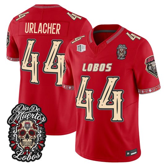 Men's New Mexico Lobos Día de los Muertos Vapor Limited Jersey - All Stitched