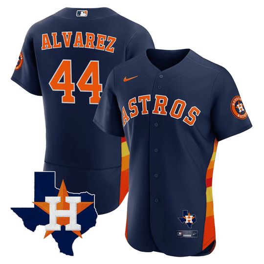 Men's Houston Astros Navy Jersey - Houston Texas Patch!