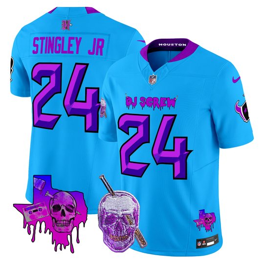Men's Houston Texans DJ Screw Vapor Limited Jersey - All Stitched