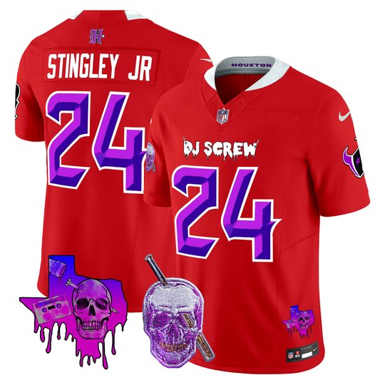 Men's Houston Texans DJ Screw Vapor Limited Jersey - All Stitched