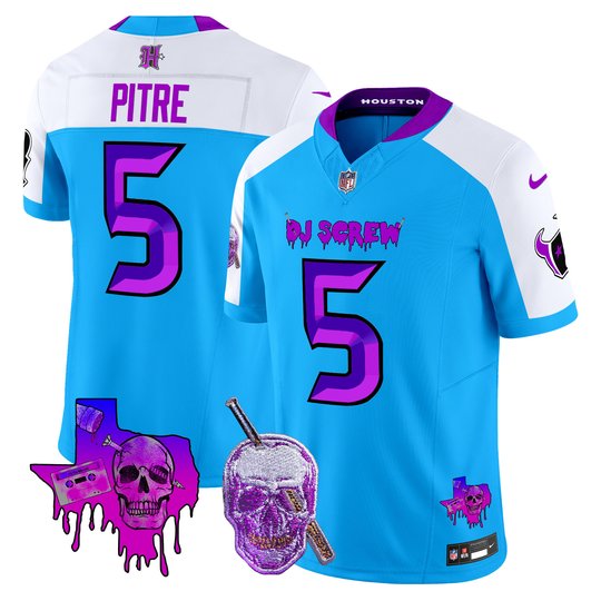 Men's Houston Texans DJ Screw Vapor Limited Jersey - All Stitched