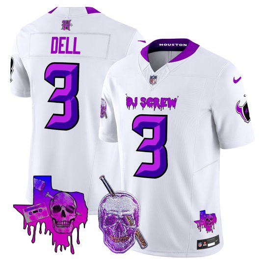 Men's Houston Texans DJ Screw Vapor Limited Jersey - All Stitched