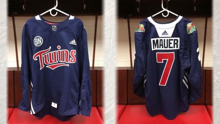 Joe Mauer Minnesota Wild/Twins Jersey - All Stitched