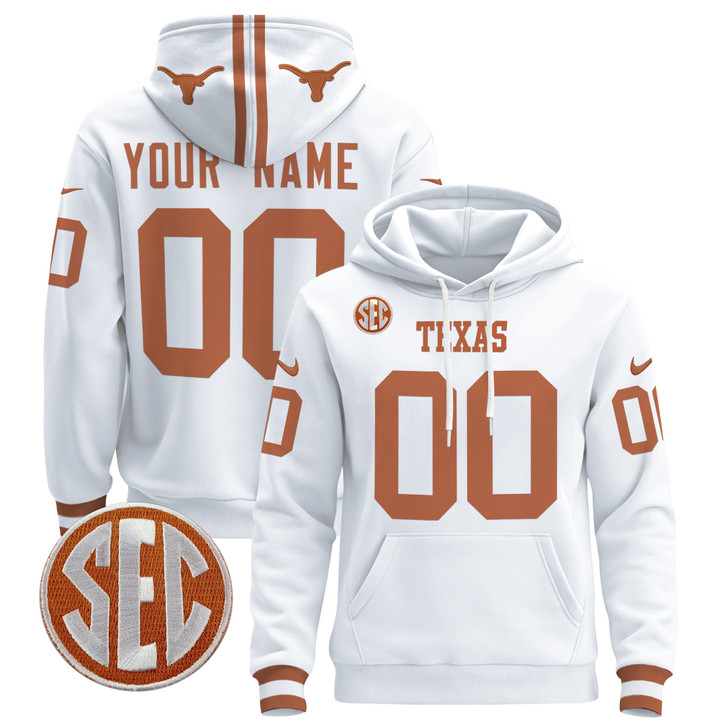 Texas Longhorns Custom Hoodie - All Stitched
