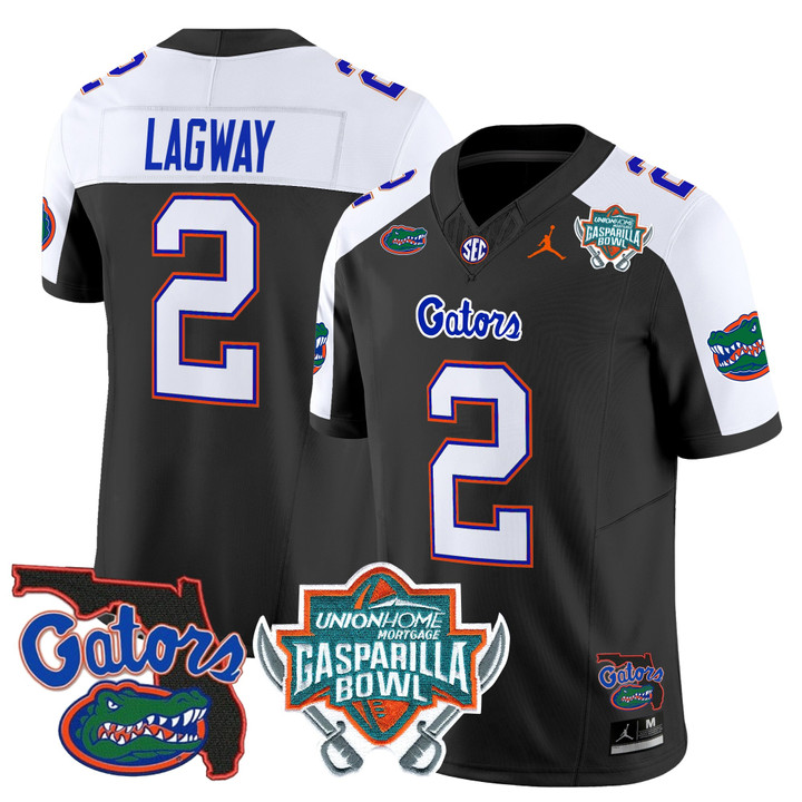 Men's Florida Gators 2025 Gasparilla Bowl Patch Vapor Limited Jersey - All Stitched
