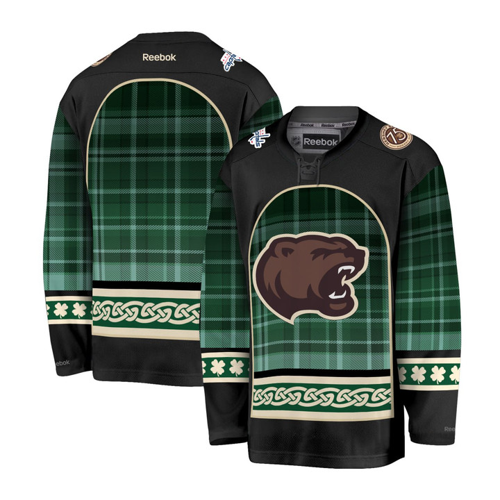 Hershey Bears 2012-2013 Specialty St. Patrick's Day Team Jersey - Printed