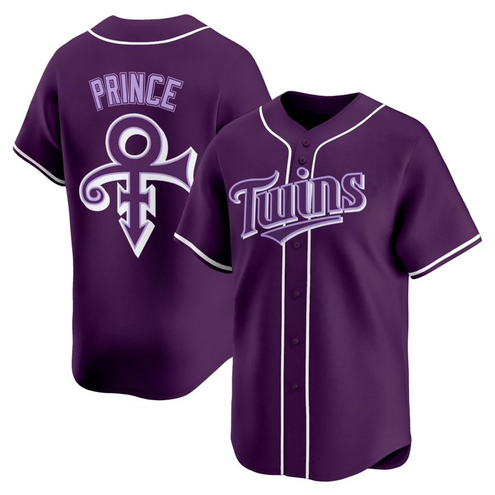 Minnesota Twins Prince Purple Jersey - All Stitched