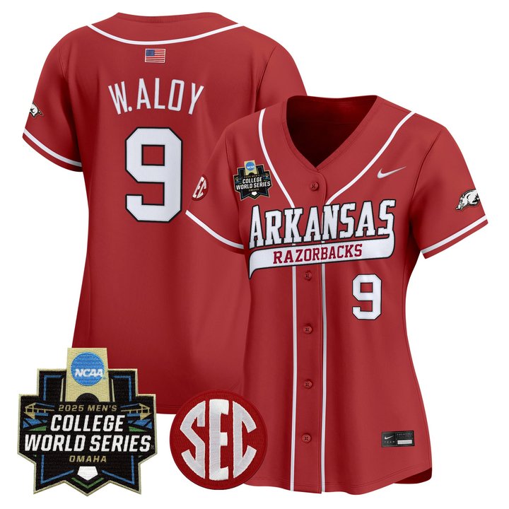 Women's Arkansas Razorbacks 2025 World Series Vapor Premier Limited Jersey - All Stitched