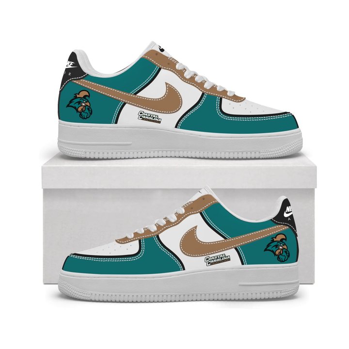 Coastal Carolina Teal & White Shoes