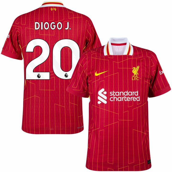 Diogo Jota Liverpool Home 2024-2025 Jersey