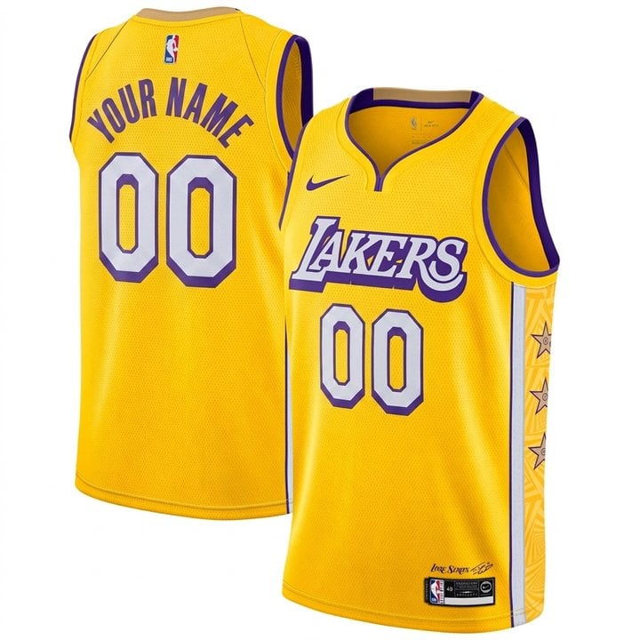 Los Angeles Lakers 2019/20 City Edition Jersey - All Stitched