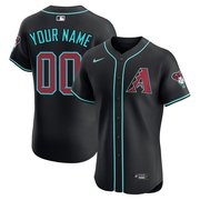 Arizona Diamondbacks Black 2024 Alternate Black Custom Jersey - All Stitched