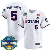 Men's Size - UConn Huskies 2025 Big Eat Women's Final Four Patch Vapor Baseball Jersey - All Stitched
