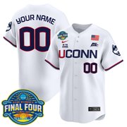 UConn Huskies 2025 Big Eat Women's Final Four Patch Vapor Baseball Custom Jersey - All Stitched