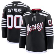 New Jersey Devils Hockey Custom Black Jersey - All Stitched