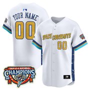 Sugar Land Space Cowboys Championship Patch Vapor Premier Limited Custom Jersey - Stitched