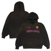 FC Barcelona x Cactus Jack Brown Pullover Hoodie - Printed