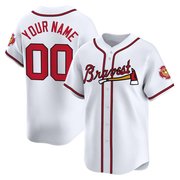 Atlanta Braves White Custom Jersey - All Stitched