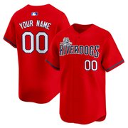 Charleston RiverDogs Red Custom Jersey - All Stitched