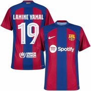 Lamine Yamal #19 FC Barcelona Red Jersey - Printed