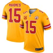 Patrick Mahomes #15 Kansas City Chiefs Yellow Jersey - All Stitched