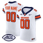 Syracuse Orange Elite White Custom Jersey - All Stitched