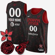 Indiana Fever Stranger Things Victory Custom Jersey - Swingman Edition - All Stitched