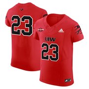 Drew Merrill UIW Football Red Jersey - All Stitched