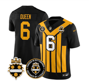 Patrick Queen #6 Pittsburgh Steelers Throwback Jersey - All Stitched