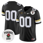 Purdue Boilermakers Black Custom Jersey - All Stitched