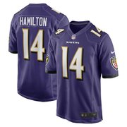 Kyle Hamilton #14 Baltimore Ravens Purple Jersey - All Stitched