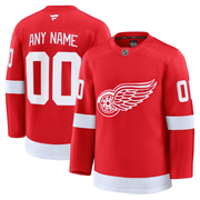 Detroit Red Wings Home Custom Jersey - All Stitched