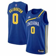 Tyrese Haliburton #0 Indiana Pacers Blue Jersey - All Stitched