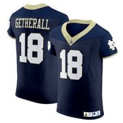 Joey Getherall #18 Notre Dame Fighting Navy Vapor Elite Jersey - All Stitched