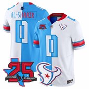 Azeez Al-Shaair Houston Texans Split Jersey - All Stitched