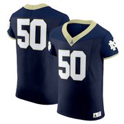 #50 Notre Dame Fighting Navy Vapor Elite Jersey - All Stitched