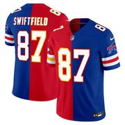 SWIFTFIELD Kansas City Chiefs x Buffalo Bills Split Jersey - Stitched
