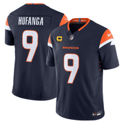 Talanoa Hufanga #9 Denver Broncos Navy Jersey - All Stitched