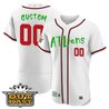 Atlanta Braves Atliens Flex Base Custom Jersey - All Stitched