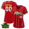 Atlanta Braves Atliens Cool Base Custom Jersey - All Stitched