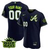 Atlanta Braves Atliens The A Baseball Custom Jersey - All Stitched