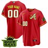 Atlanta Braves Atliens The A Baseball Custom Jersey - All Stitched