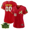 Atlanta Braves Atliens The A Baseball Custom Jersey - All Stitched