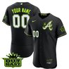 Atlanta Braves Atliens The A Baseball Custom Jersey - All Stitched